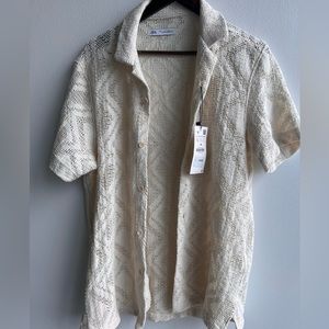 CROCHET TEXTURED SHIRT